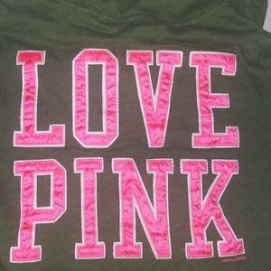 Pink victoria secret sweatshirt